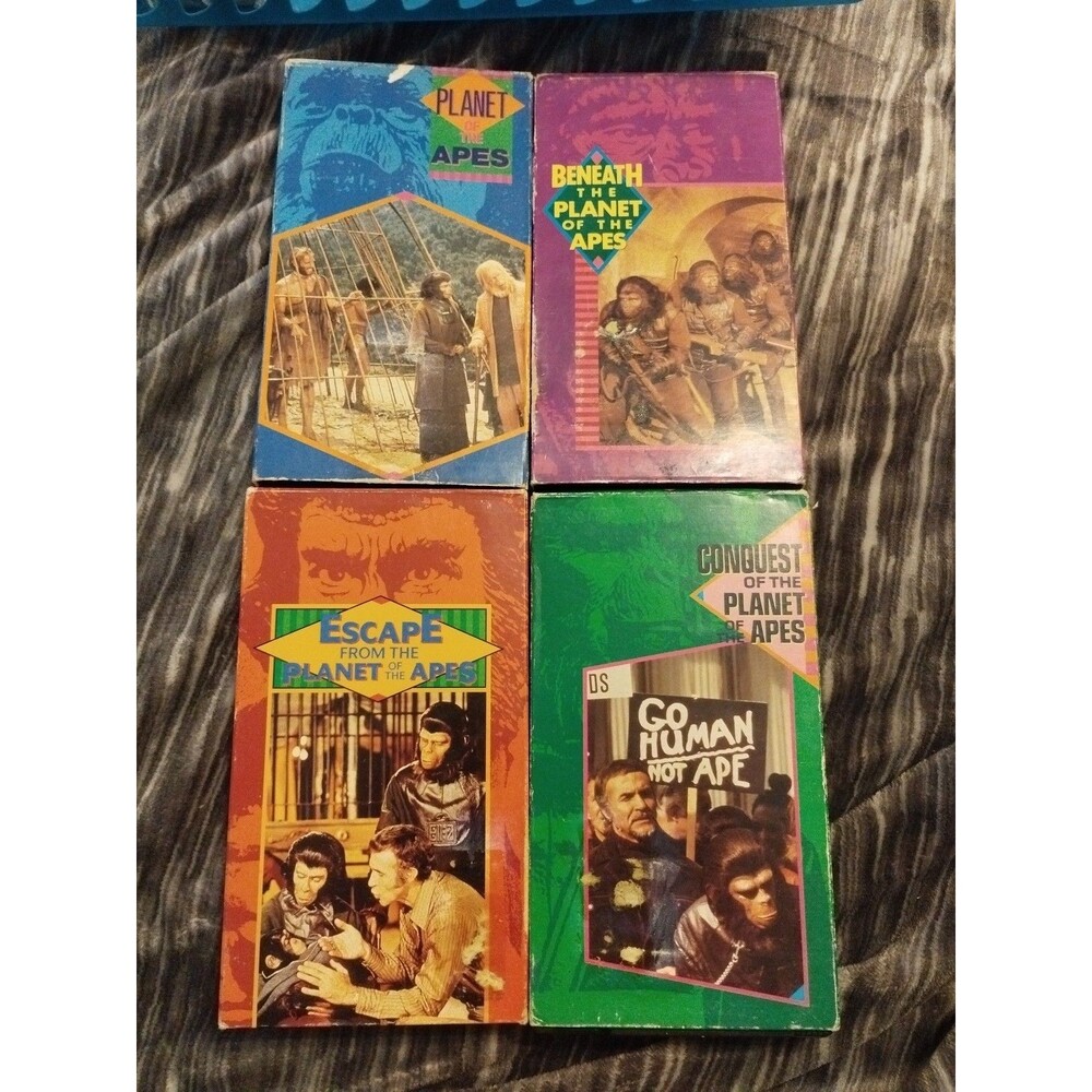 Planet of the Apes VHS Lot Of 4 - First 4 In The Series